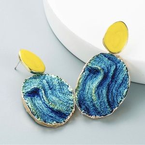 Natural Stone Earring